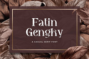 Fatin Gengky - Casual Serif Font, a Serif Font by StringLabs (Thumbnail 1 of 11)