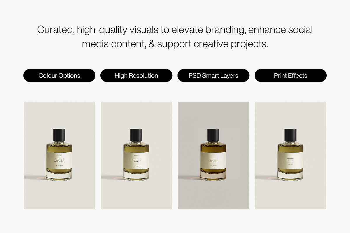 Cosmetic Fragrance Bottle Mockup, a Packaging Mockup by Digital Asset Co (Photo 3 of 4)