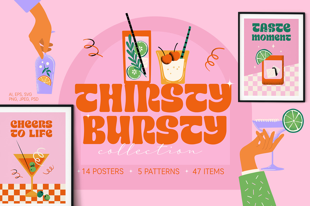 Thirsty Bursty Collection, a Food Illustration by helenreveur (Photo 1 of 9)