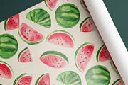 WATERMELON Seamless Pattern, a Pattern Graphic by AYAKA Studio Co. (Thumbnail 2 of 10)