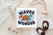 Waves and Wonder Turtle Summer PNG, an Illustration by CraftArtStudio (Thumbnail 4 of 4)