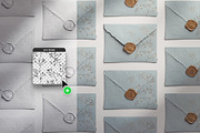 Handmade Envelope Layout with Wax, an Advertising Mockup by Custom Scene (Thumbnail 6 of 11)
