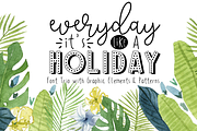 Font Trio - HITS (Holiday Package), an Illustration by Collapse Std. (Thumbnail 1 of 7)