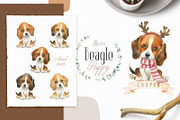 Puppy Paws. Watercolor Collection, an Illustration by OctopusArtis (Thumbnail 2 of 11)
