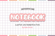 Notebook Font, a Handwritten Font by MyFontsShop (Thumbnail 1 of 5)