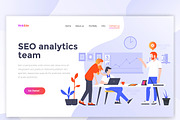 Landing page templates, a Templates & Theme by Creative Graphics (Thumbnail 8 of 12)