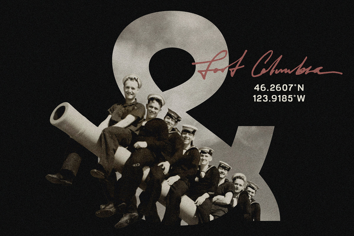 Fort Columbia, a Sans Serif Font by Chad Palmer Designs (Photo 5 of 7)