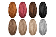 Natural hair clipart, an Illustration by Elenbushe (Thumbnail 9 of 10)