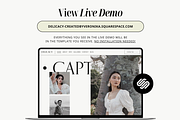 Photographer Squarespace Template, a Squarespace Template by Eden Origin Studio (Thumbnail 2 of 11)