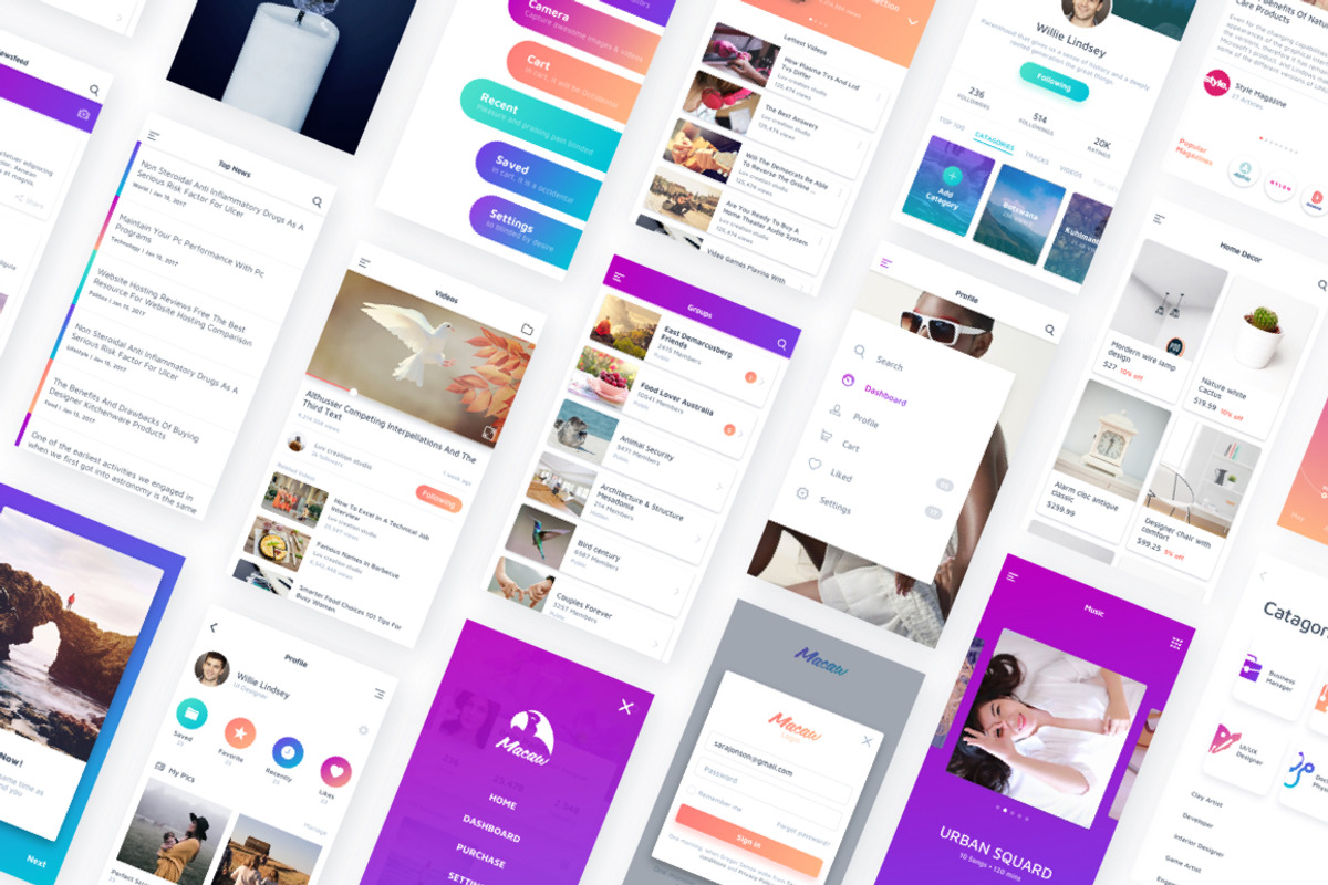 Macaw UI Kit, an UI Kit Template by UIMint (Photo 6 of 8)