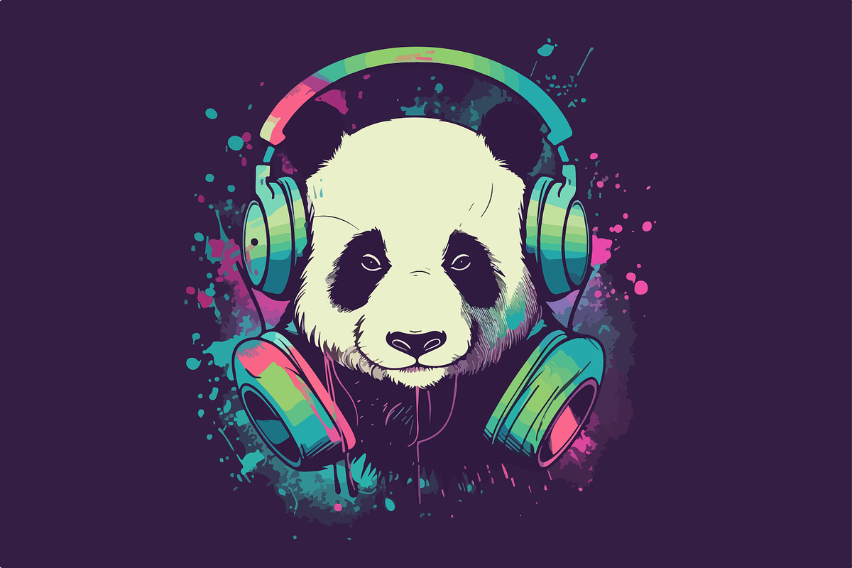 62 t-shirt designs. Big musical bund, an Animal Illustration by Fractal fonts & graphics (Photo 11 of 63)