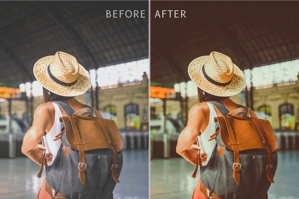 20 Travel Lightroom Presets Bundle, an Action Add-On by RamsaGraphi (Photo 2 of 10)