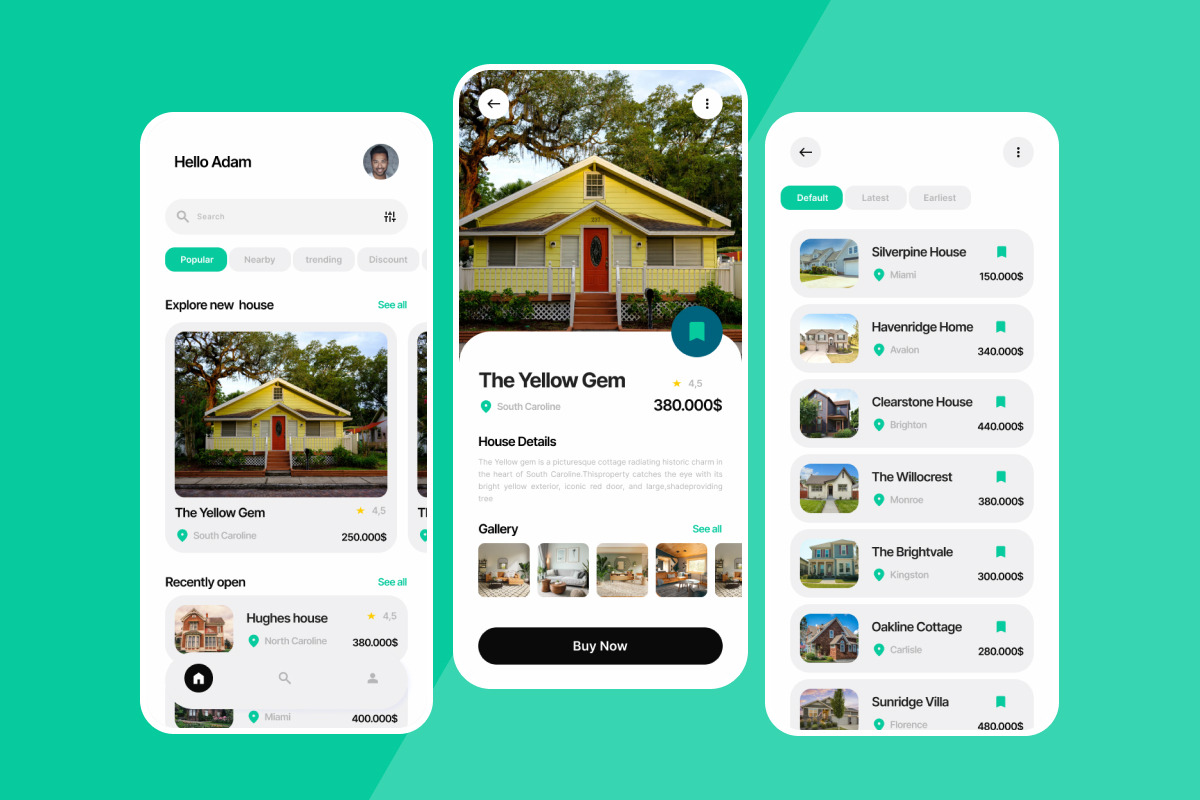 Futura - Real Estate Finder App, an App Template by productype1 (Photo 4 of 5)