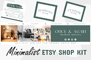 Minimalist Etsy Shop Kit, a Stationery Template by Local Marketing Templates (Thumbnail 2 of 3)