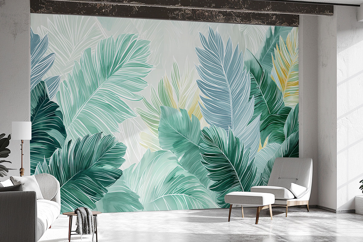Mural Series Forest Art Poster, a Wallpaper Graphic by Muzi pear studio (Photo 3 of 12)