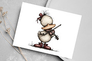 Whimsical Geese Clipart Bundle, an Illustration by Canvas Craft (Thumbnail 5 of 7)