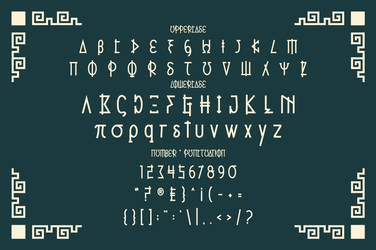 Vandalik 2 Type Greek Font, a Font by PutraCetol Studio (Photo 5 of 6)