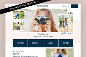 Squarespace Template Photographer