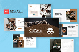 Coffee Restaurant Powerpoint Slide, a Presentation Template by Salamahtype