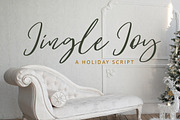 Jingle Joy Script Font, a Script Font by Creativeqube Design (Thumbnail 1 of 4)
