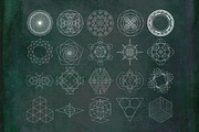20 Geometric Shapes, an Illustration by Flavor Graphics (Thumbnail 1 of 3)