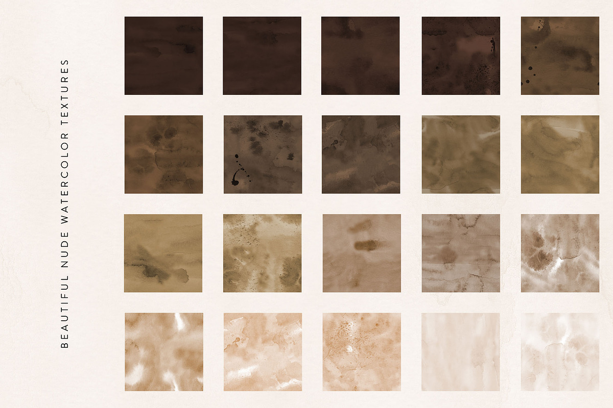 Neutral Watercolor Gradient Textures, a Texture Graphic by Fire Spark Studio (Photo 5 of 8)