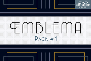 Emblema Font Pack #1