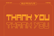 GUBAM - Bold Retro Vintage Font, a Sans Serif Font by Rightwheels (Thumbnail 11 of 11)