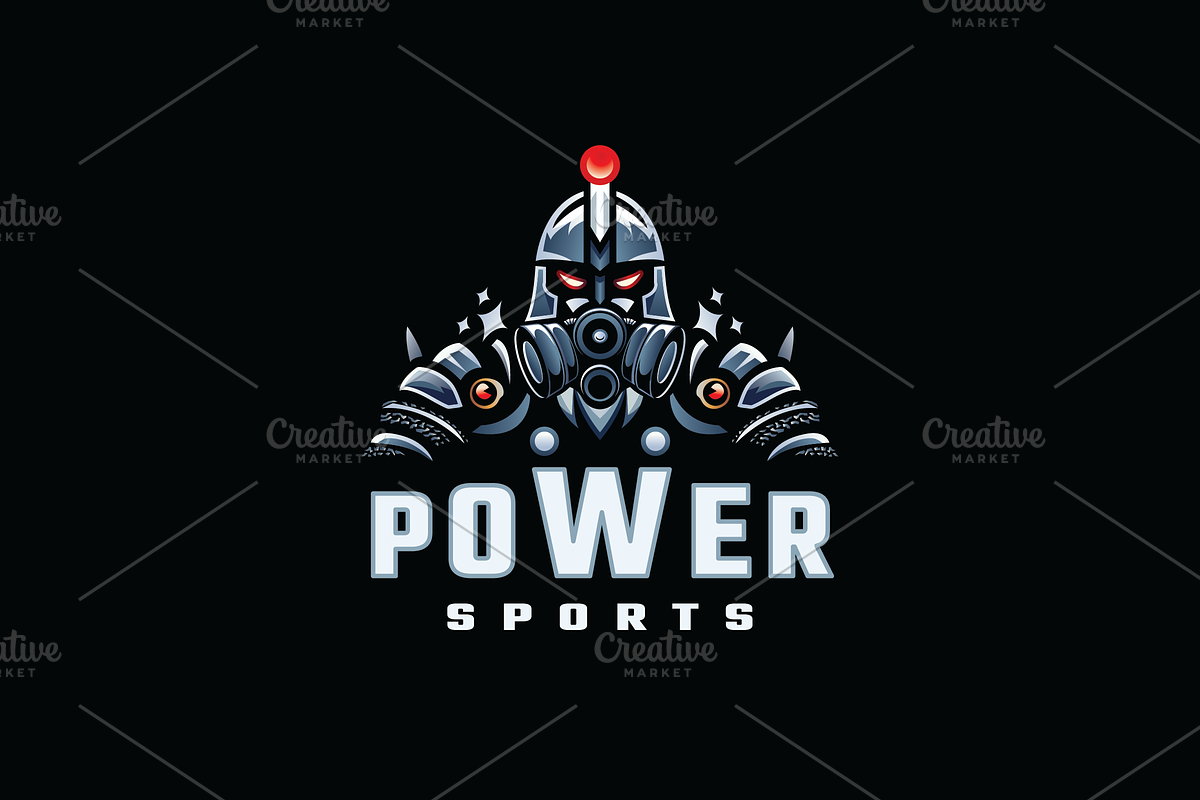 Power Sports Knight Logo, a Branding & Logo Template by Design_Planet (Photo 1 of 3)