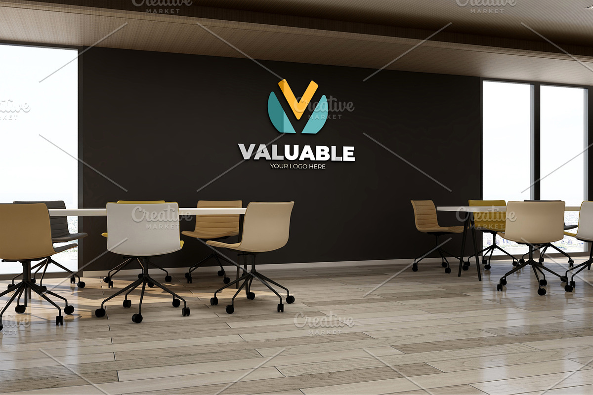 Modern Office Logo Mockup - PSD, a Product Mockup by Ayy (Photo 12 of 16)