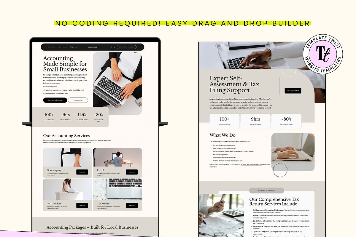 Accountant Website Template