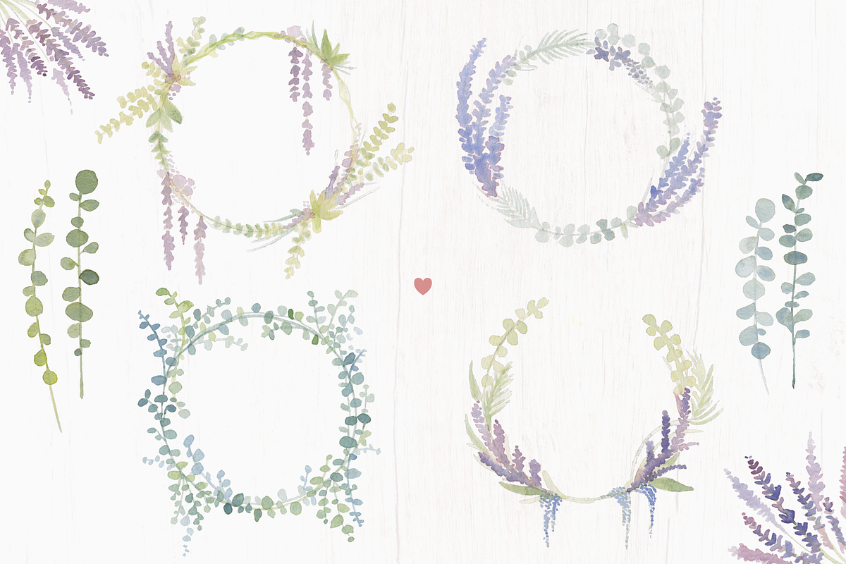 Lavender Farm Graphic Set - Clip Art, an Illustration by DESIGN SPLY (Photo 4 of 5)