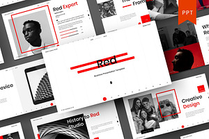 Red – Business PowerPoint Template, a Presentation Template by Dens Creative Studio