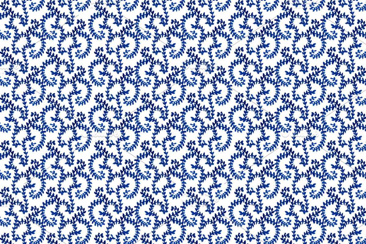 Watercolor Floral Patterns preview 5