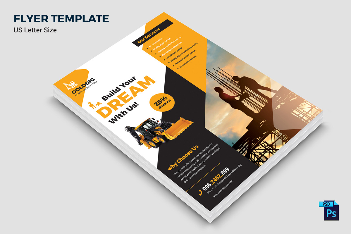 Construction Template Bundle, a Brochure Template by Orcshape Studio