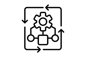 Arrows Line Icon, an Icon by Pexelpy