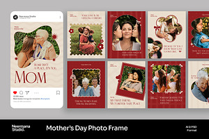 Mothers Day Photo Frame Instagram Po, a Social Media Template by Neermana