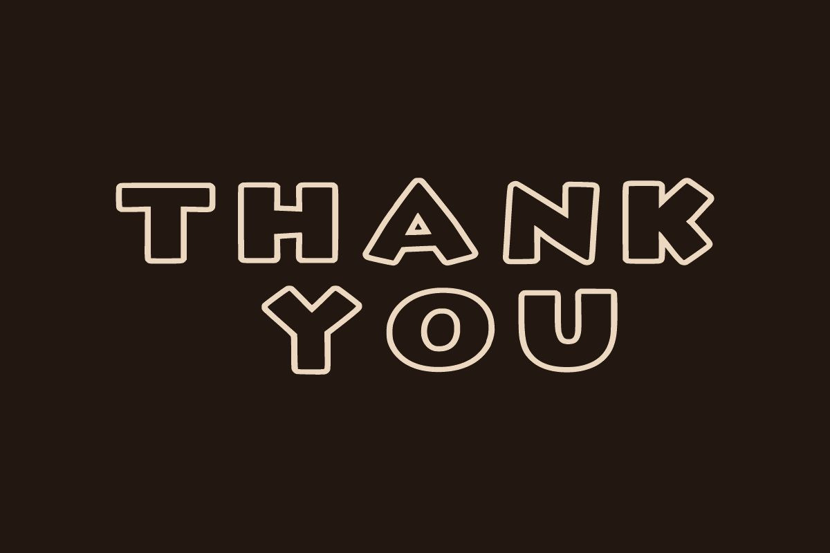 Creative Outline Font, a Font by Fourteen Letter (Photo 8 of 8)