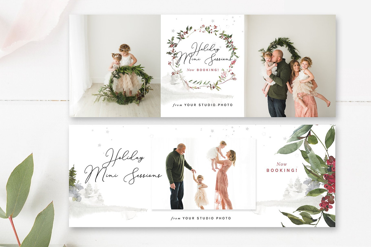 Christmas Mini Session Marketing, a Flyer Template by By Stephanie Design (Photo 6 of 6)