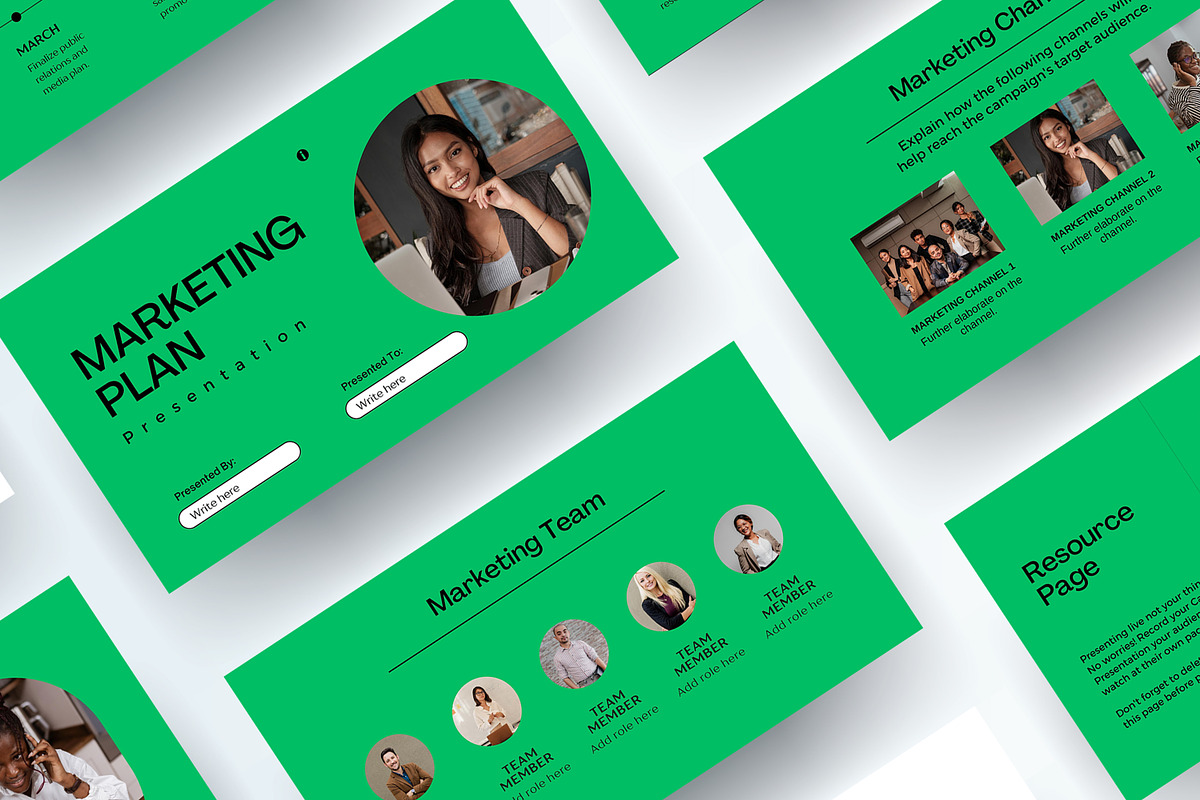 Marketing Plan I PowerPoint I Canva, a Presentation Template by FlyeredTemplate (Photo 3 of 4)