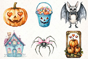 Coquette Vintage Halloween Bundle, an Illustration by Pixels.Craft (Thumbnail 3 of 7)