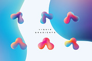 Liquid Gradients Collection, a Texture Graphic by Polar Vectors (Thumbnail 5 of 18)