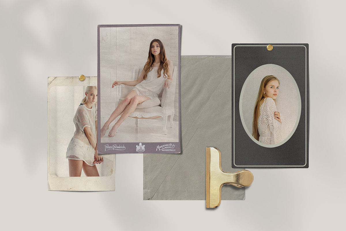 60 Realistic Photo Frames & Papers, a Texture Graphic by Imagination Area (Photo 2 of 8)