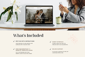 Squarespace 7.1 Template Serena Rey