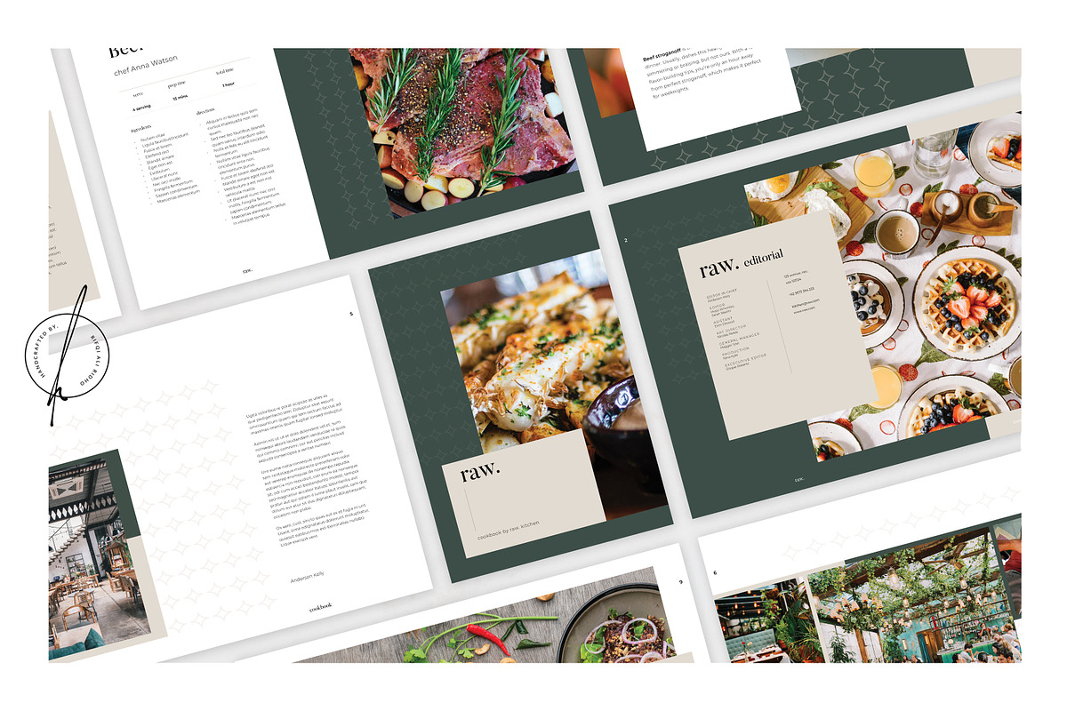 Raw Cookbook, a Brochure Template by Loc Tropis (Photo 1 of 8)