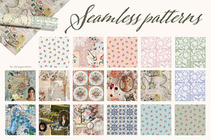 Dear Jane - SCRAPBOOKING Collage Set