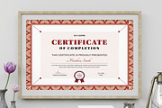 Certificate Design Template, a Stationery Template by MightyDesign (Thumbnail 1 of 6)