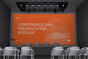 Conference Hall Presentation Mockup, a Wearable Device Mockup by xavier_studio (Thumbnail 5 of 5)