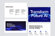 Future.Ai- Landing page design, a Landing Page Template by Ahmed Rubel (Thumbnail 3 of 5)
