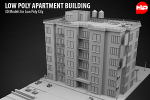 Low Poly Apartment Building